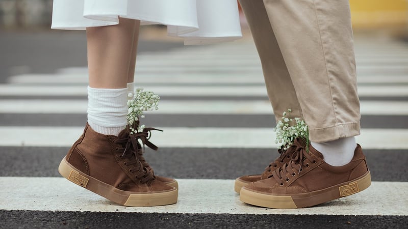 Couple enjoying nature